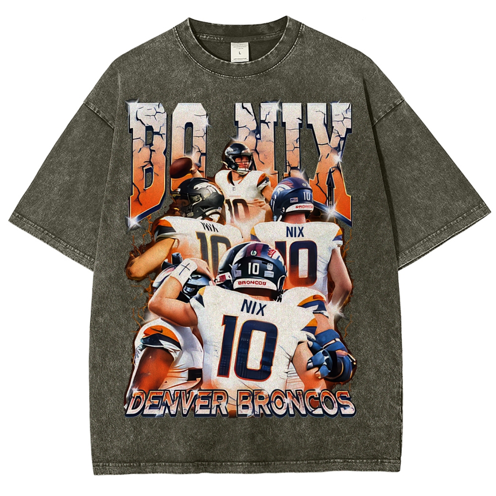 Denver Broncos  Unisex Fit Washed T-Shirt  