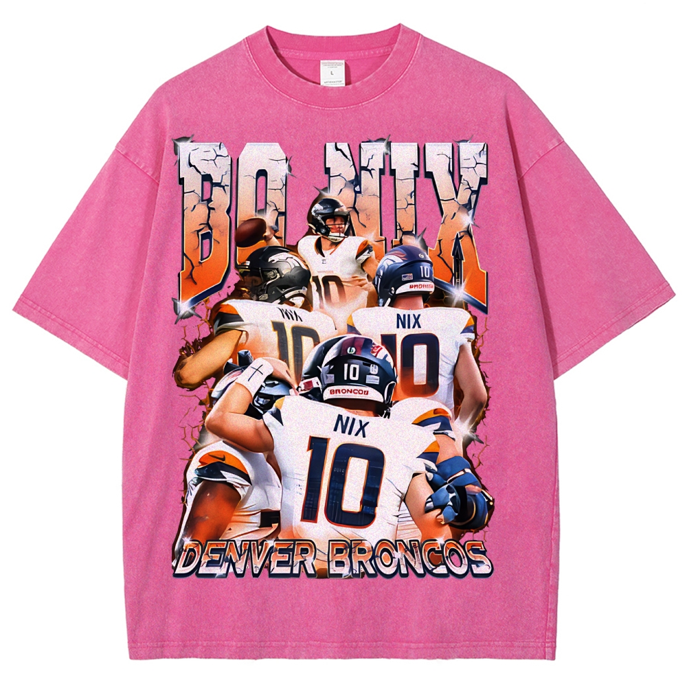 Denver Broncos  Unisex Fit Washed T-Shirt  