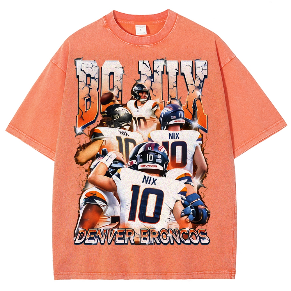 Denver Broncos  Unisex Fit Washed T-Shirt  