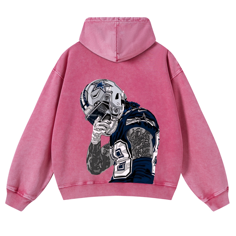CeeDee Lamb Casual Washed Hoodie