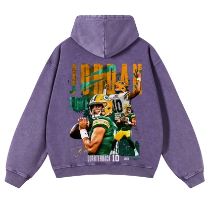 Jordan Love  | Casual Washed Hoodie  