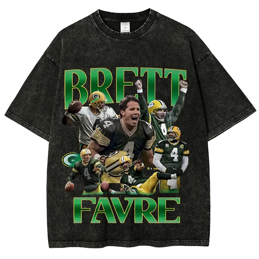 Unisex Fit Washed T-Shirt | Brett Favre