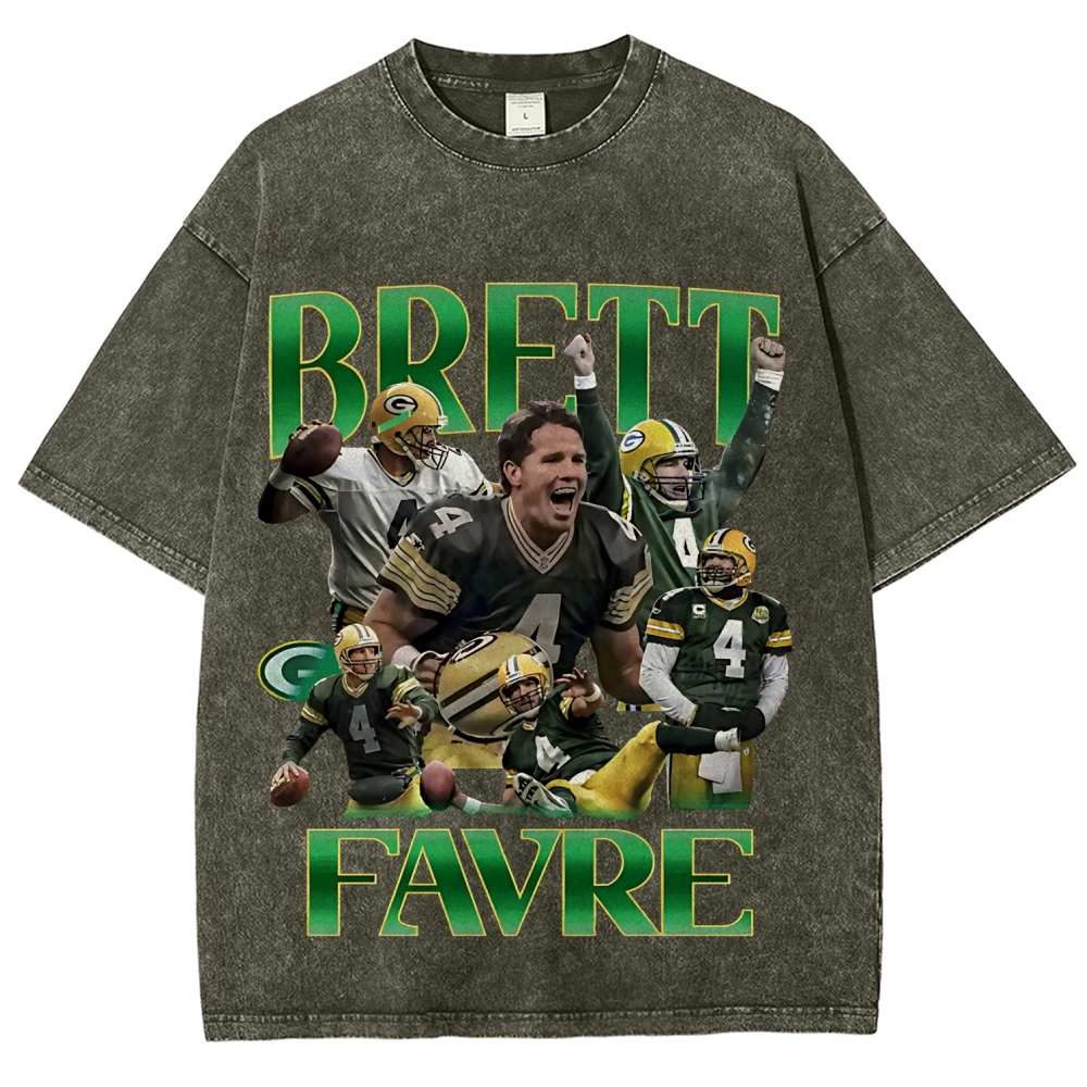Unisex Fit Washed T-Shirt | Brett Favre