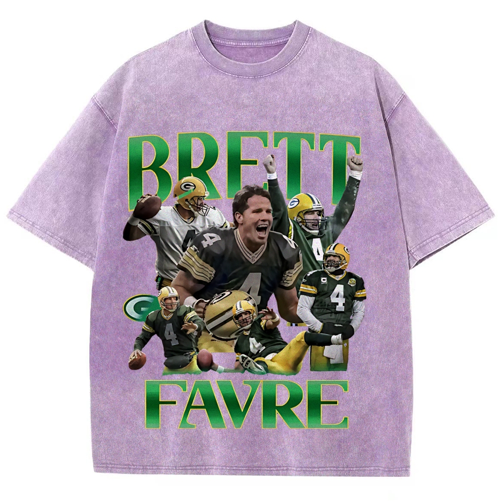 Unisex Fit Washed T-Shirt | Brett Favre
