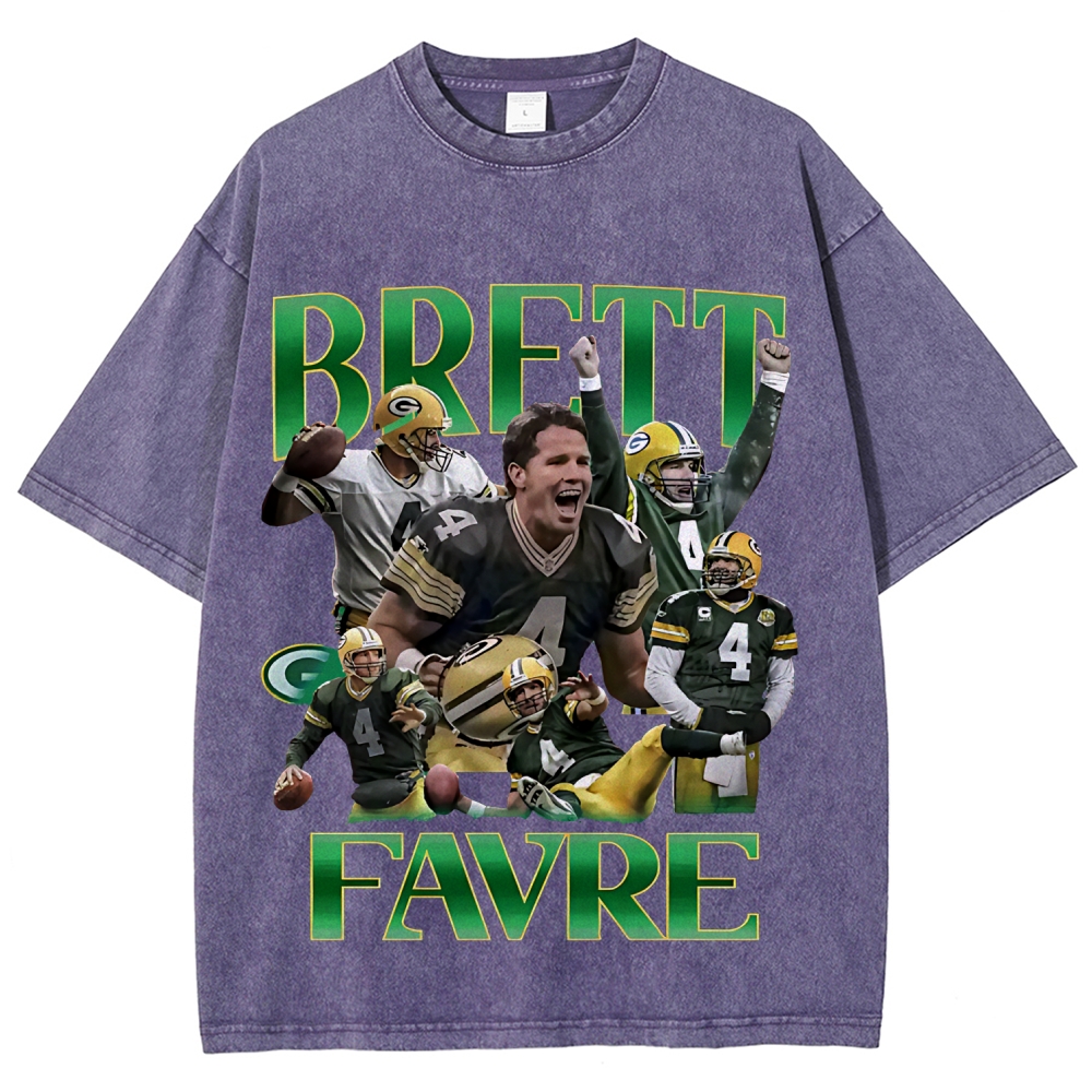 Unisex Fit Washed T-Shirt | Brett Favre
