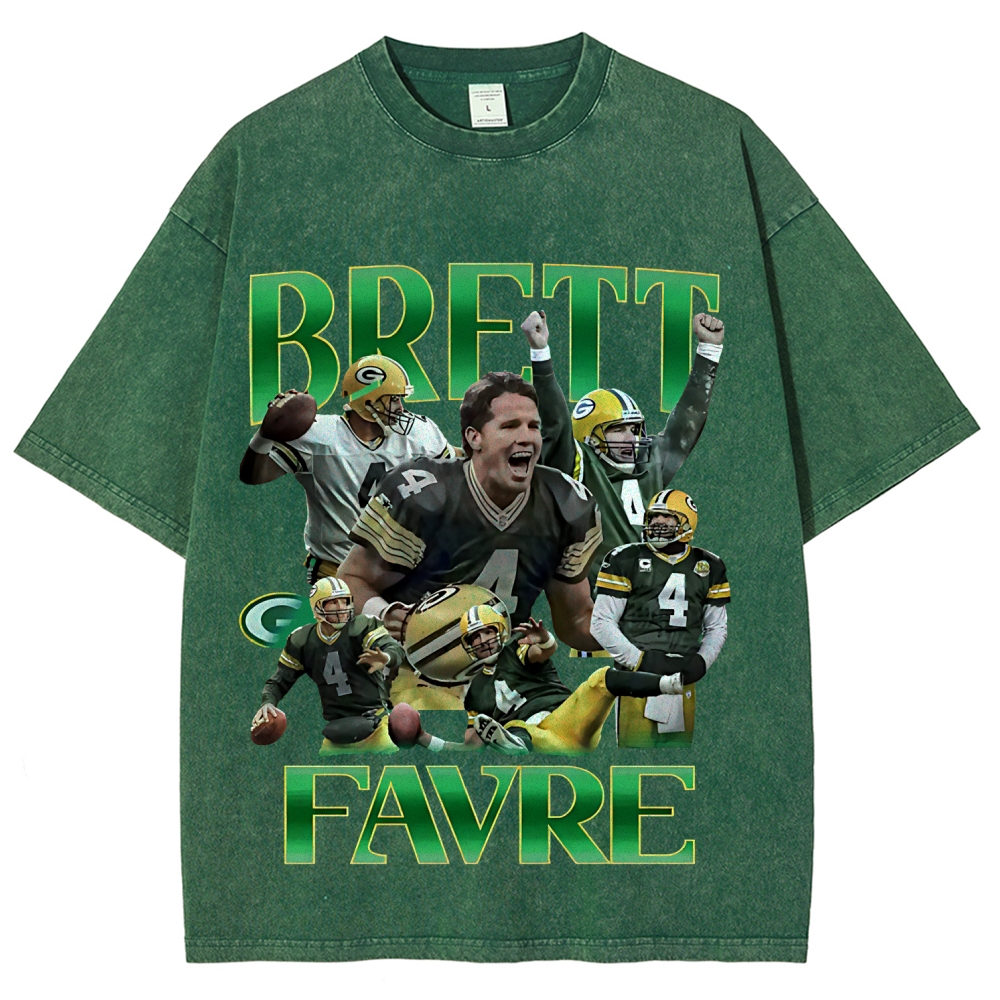 Unisex Fit Washed T-Shirt | Brett Favre