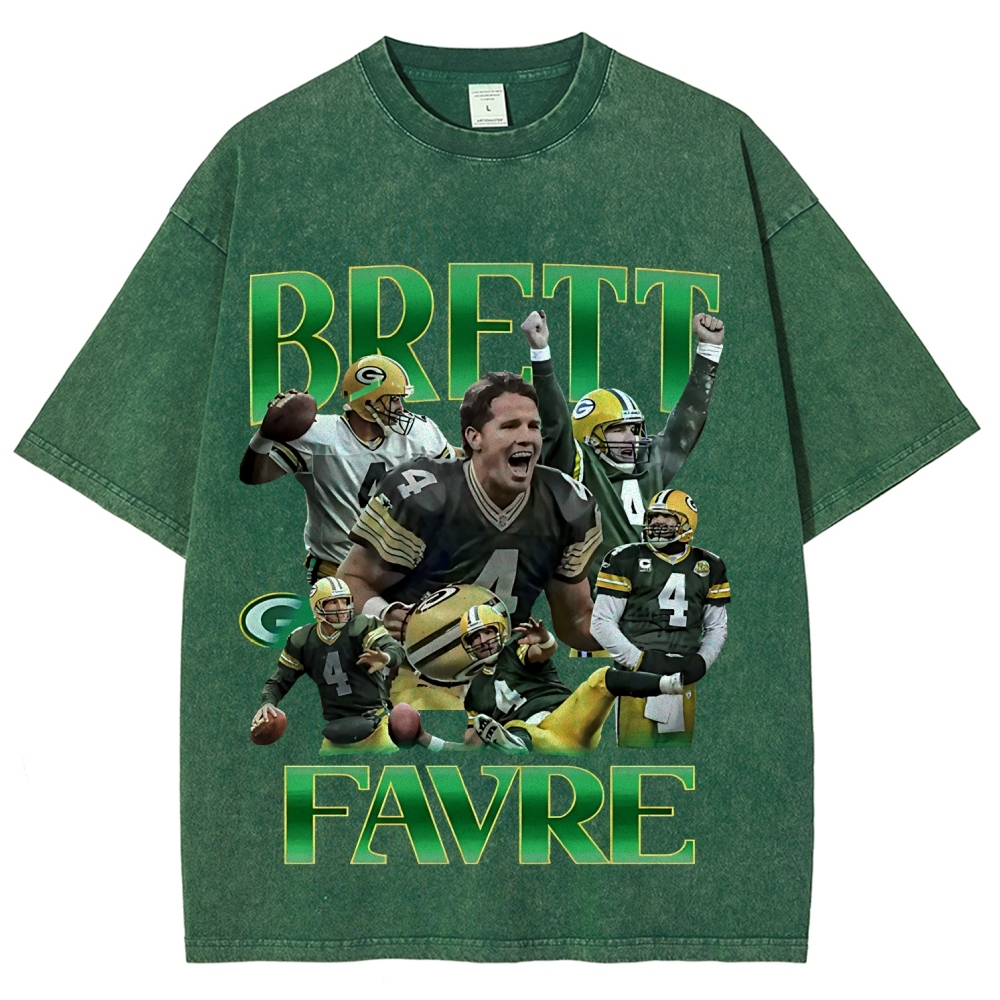Unisex Fit Washed T-Shirt | Brett Favre
