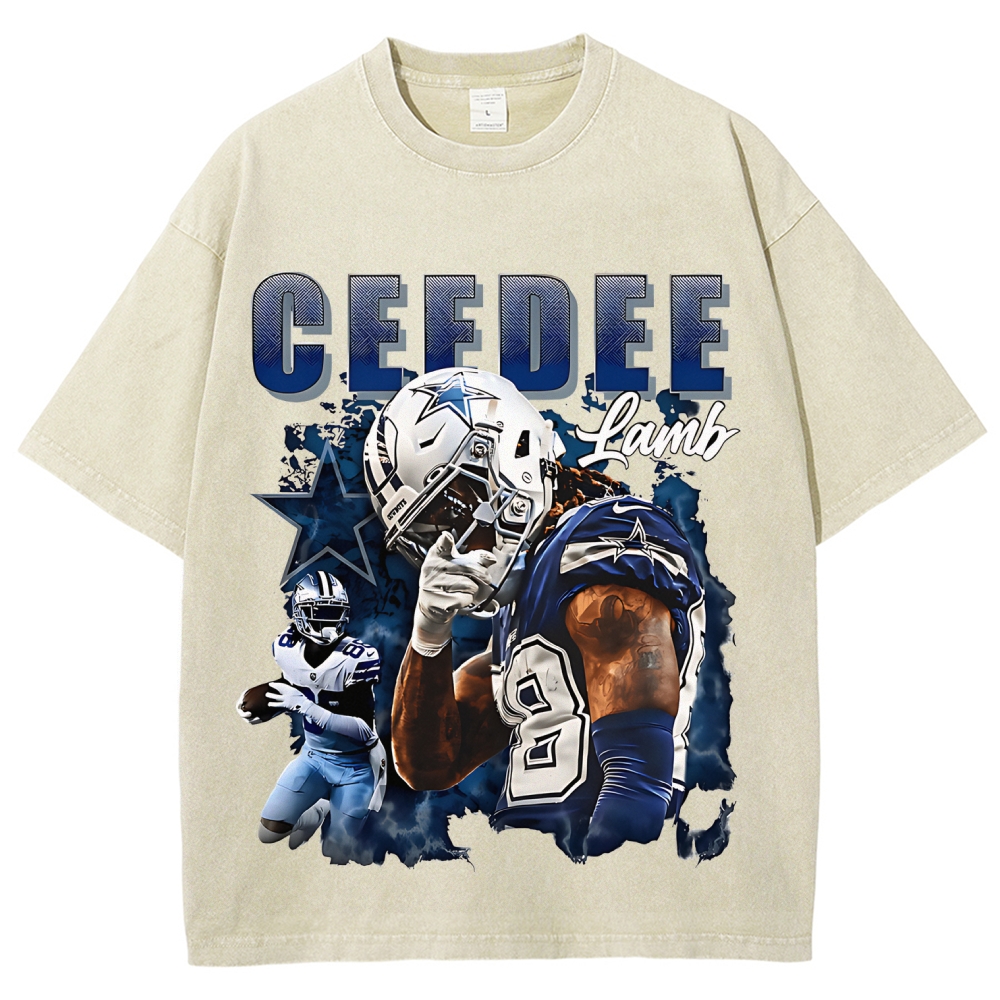 Unisex Fit Washed T-Shirt | CeeDee Lamb