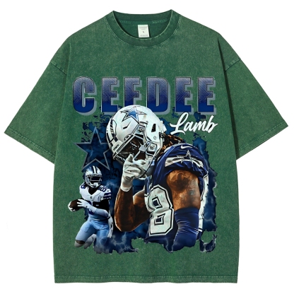 Unisex Fit Washed T-Shirt | CeeDee Lamb