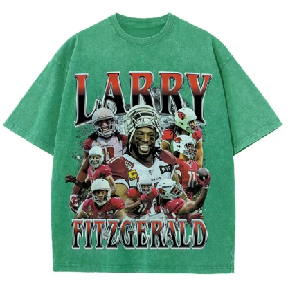 Unisex Fit Washed T-Shirt | Larry Fitzgerald