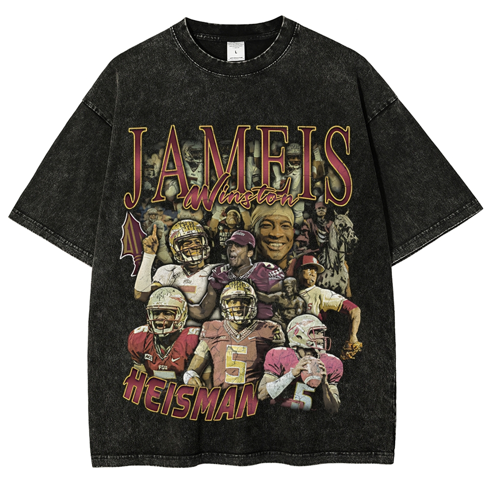 Unisex Fit Washed T-Shirt | Jameis Winston