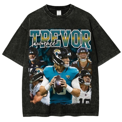 Unisex Fit Washed T-Shirt | Trevor Lawrence