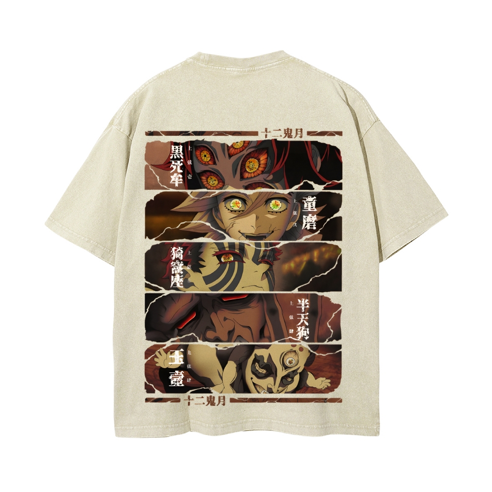 Vintage Oversized T-Shirt Demon Slayer