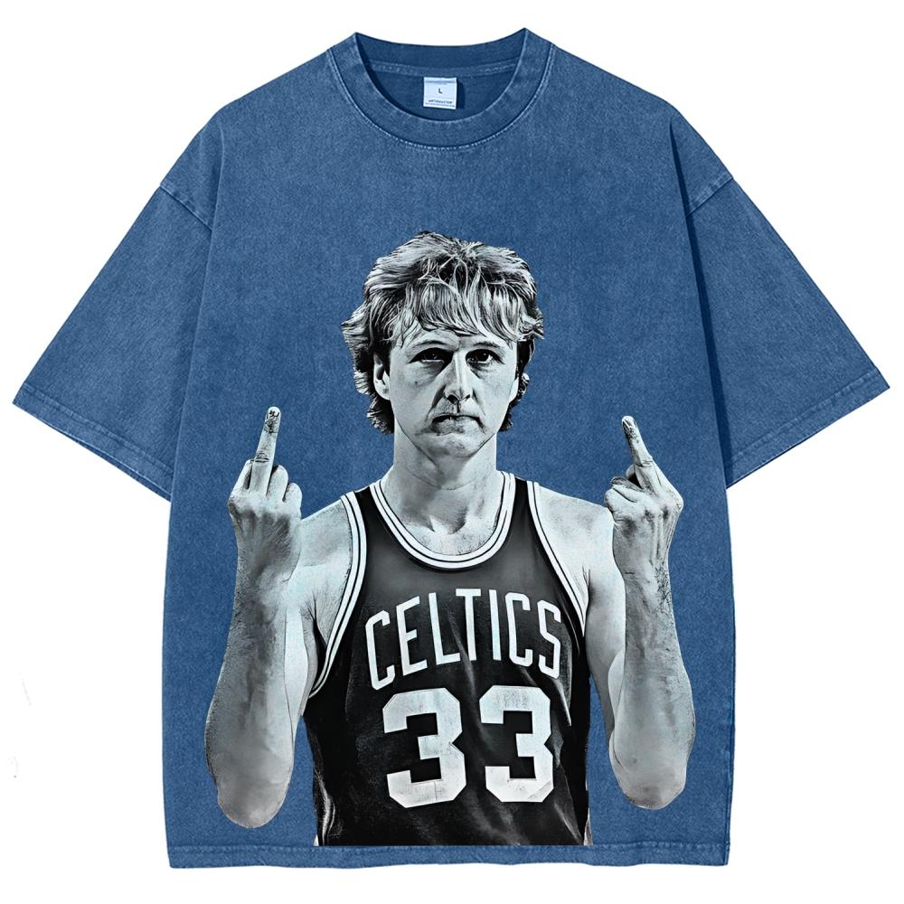 Larry Bird | Unisex Fit Washed T-Shirt