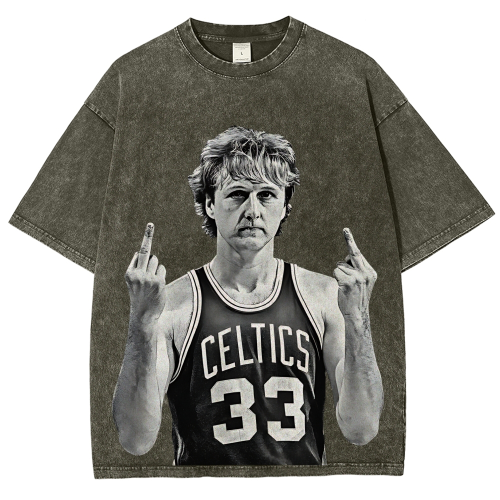 Larry Bird | Unisex Fit Washed T-Shirt