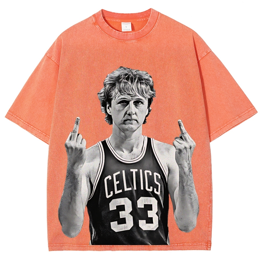 Larry Bird | Unisex Fit Washed T-Shirt