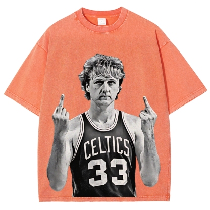 Larry Bird | Unisex Fit Washed T-Shirt