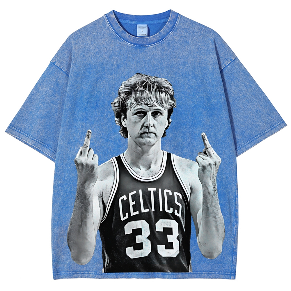 Larry Bird | Unisex Fit Washed T-Shirt