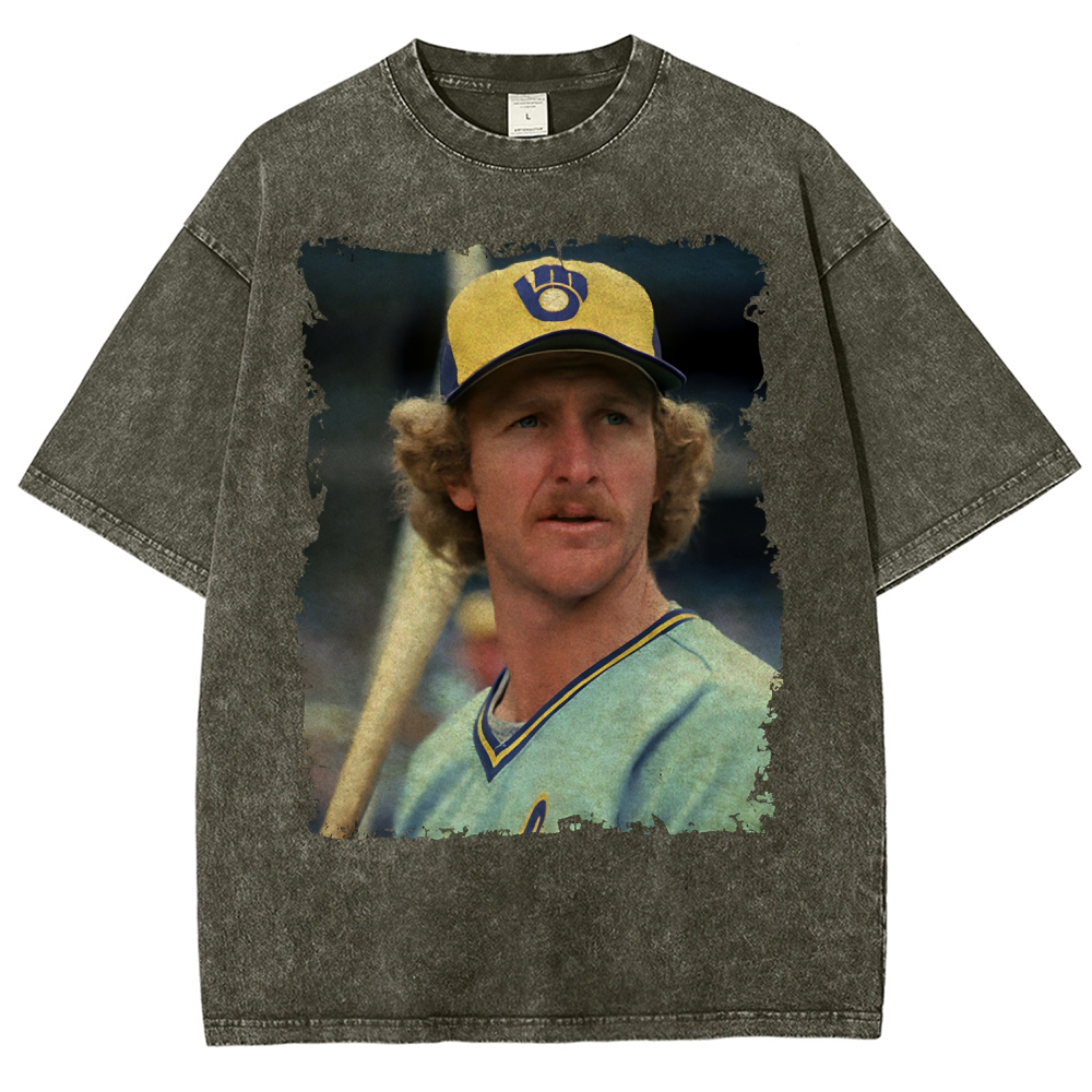 Unisex Fit Washed T-Shirt | Robin Yount