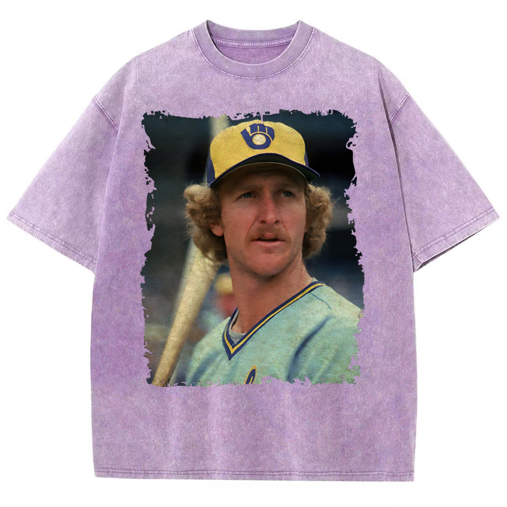 Unisex Fit Washed T-Shirt | Robin Yount