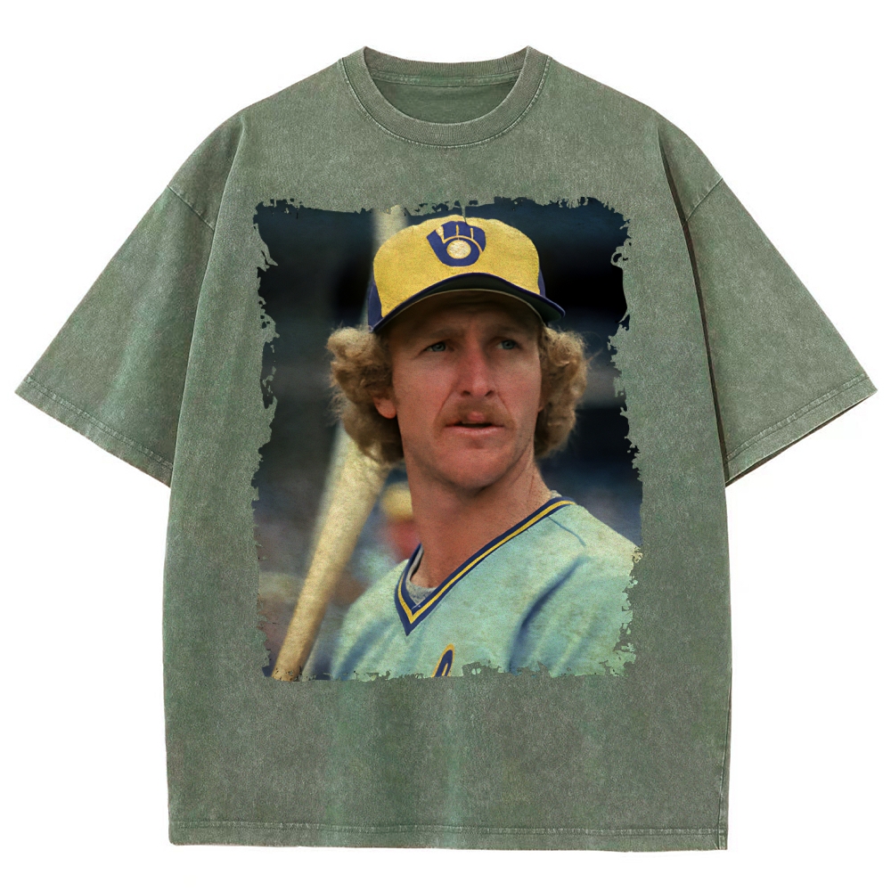Unisex Fit Washed T-Shirt | Robin Yount