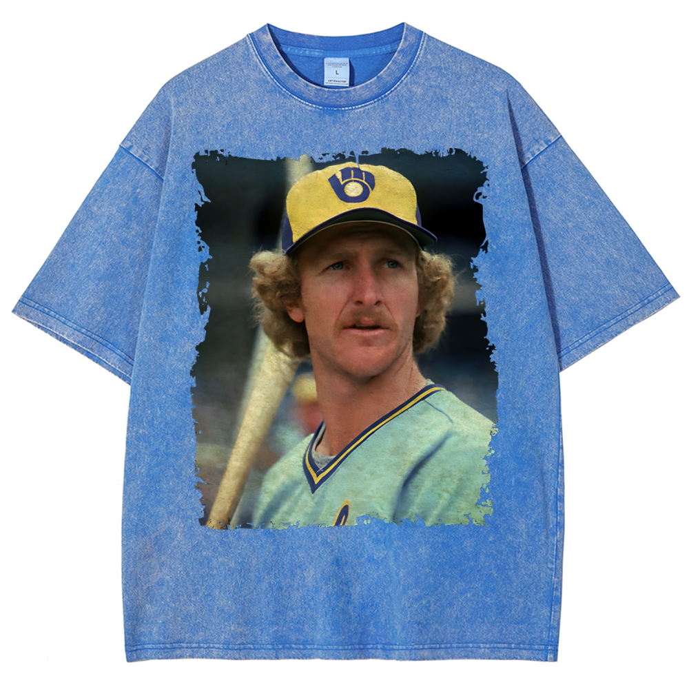 Unisex Fit Washed T-Shirt | Robin Yount