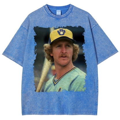 Unisex Fit Washed T-Shirt | Robin Yount