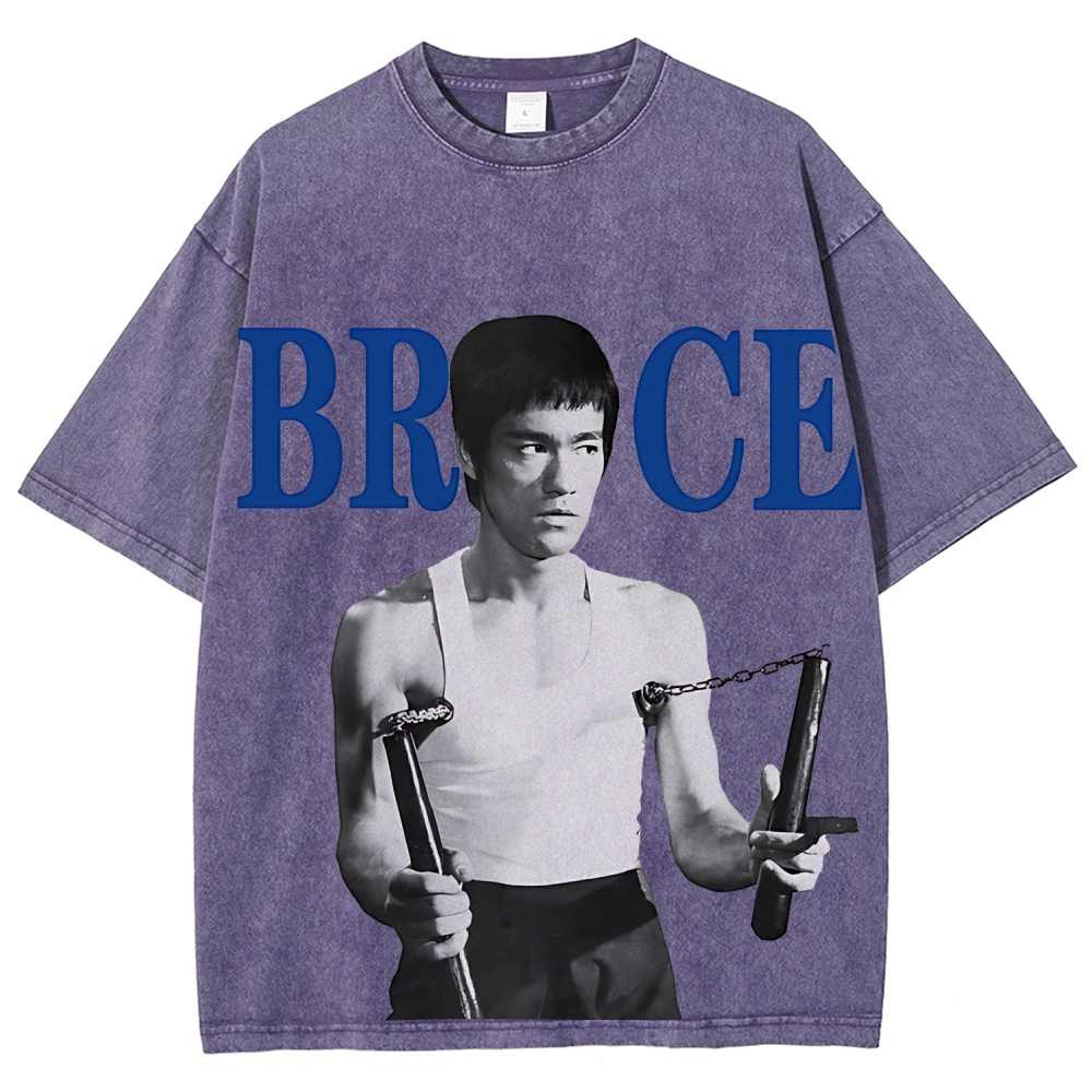 Bruce Lee | Unisex Fit Washed T-Shirt