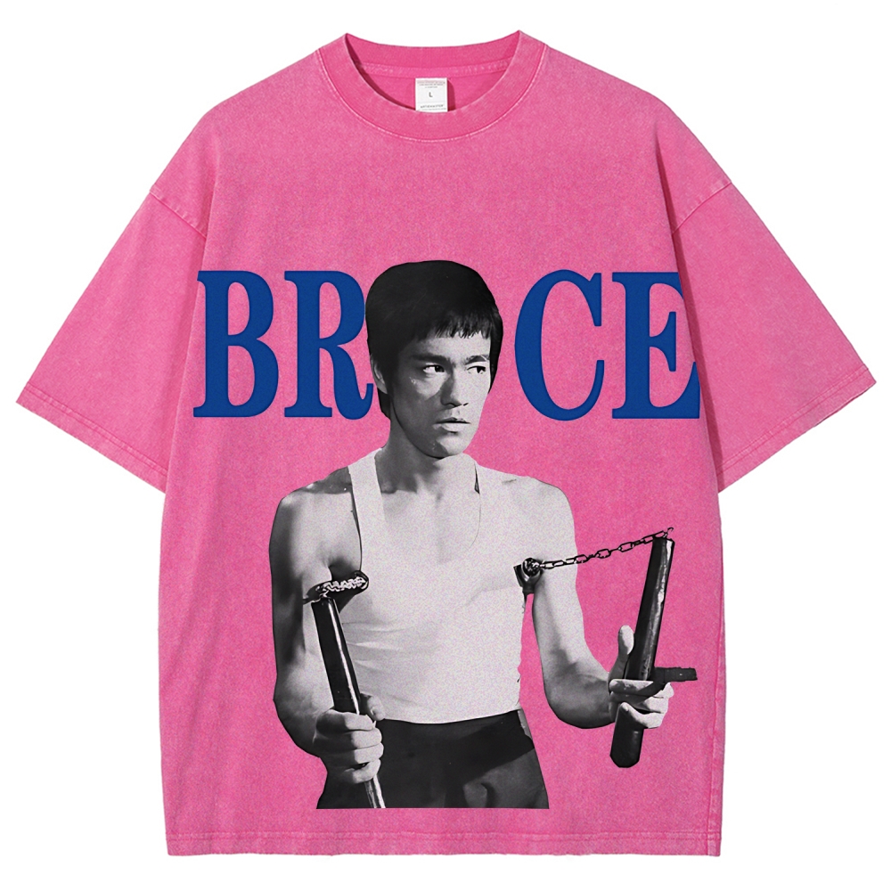Bruce Lee | Unisex Fit Washed T-Shirt