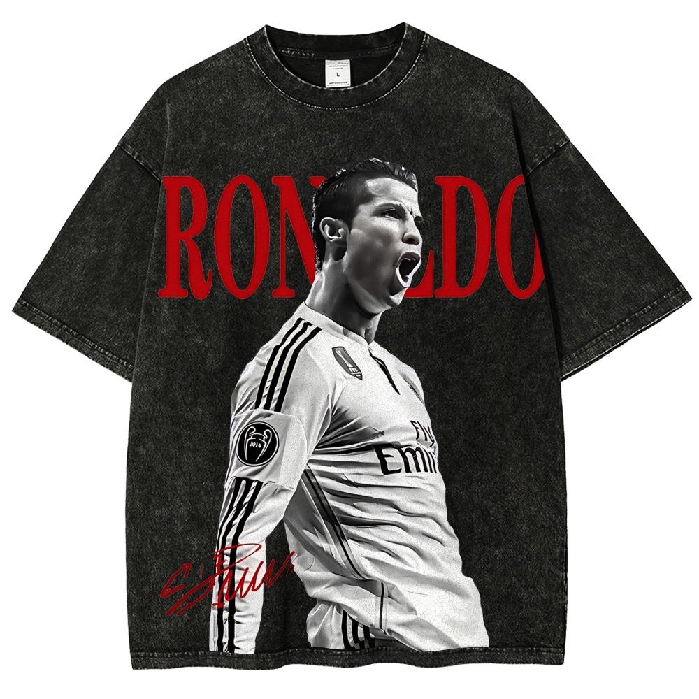 Cristiano Ronaldo | Unisex Fit Washed T-Shirt