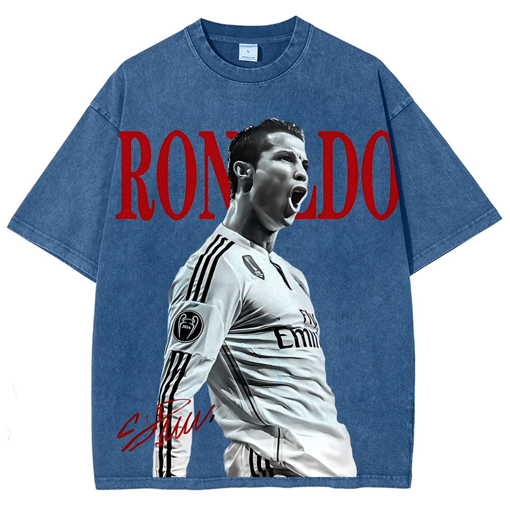 Cristiano Ronaldo | Unisex Fit Washed T-Shirt