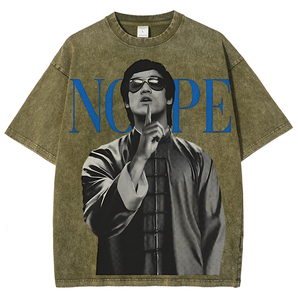 Bruce Lee | Unisex Fit Washed T-Shirt