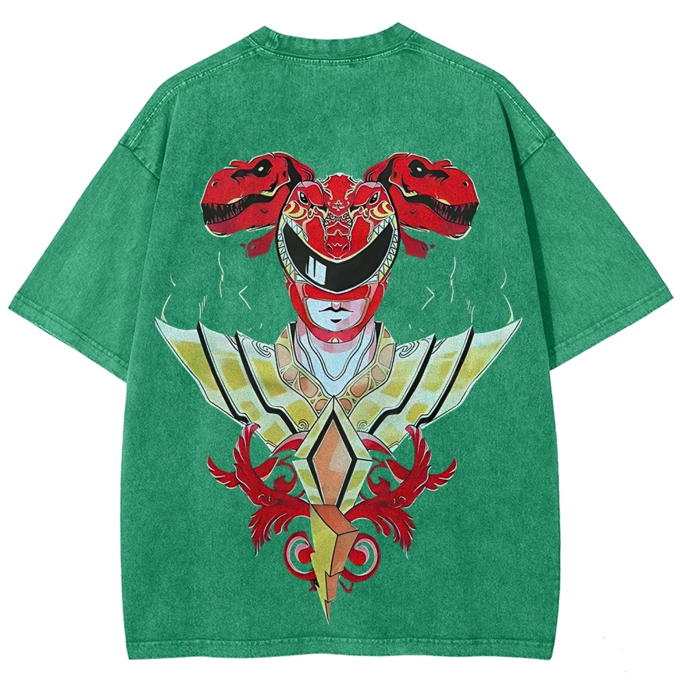 Power Rangers Printed Unisex Washed T-shirt