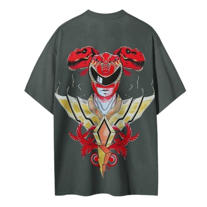 Power Rangers Printed Unisex Cotton T-shirt