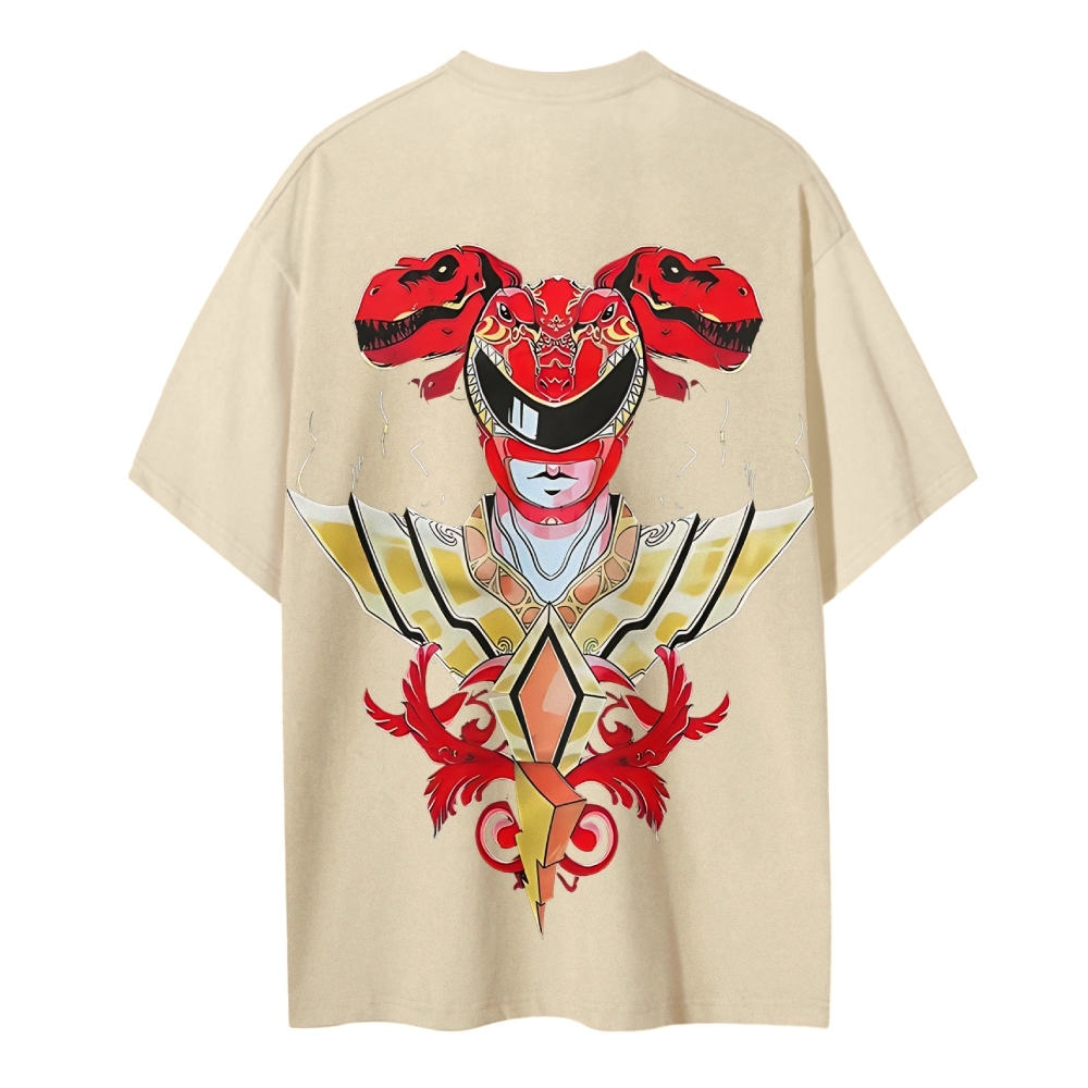Power Rangers Printed Unisex Cotton T-shirt