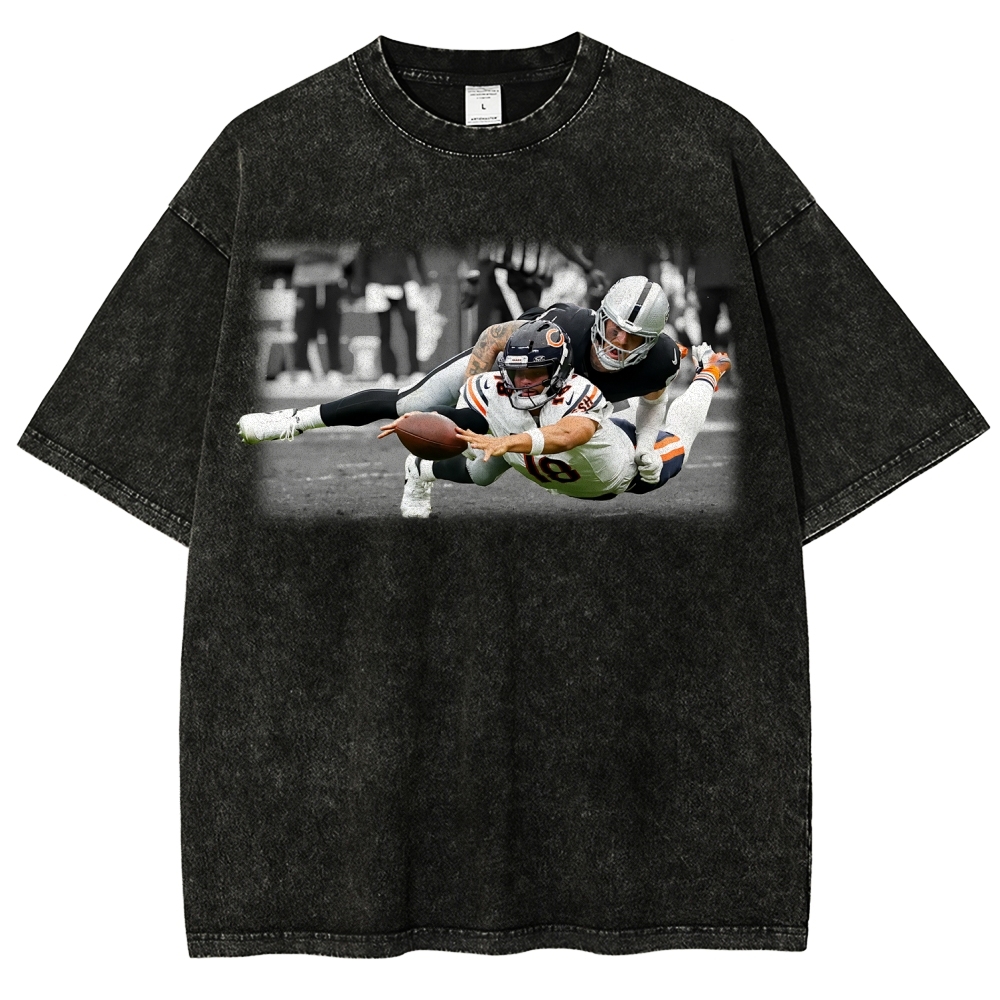 Unisex Fit Washed T-Shirt Caleb Williams