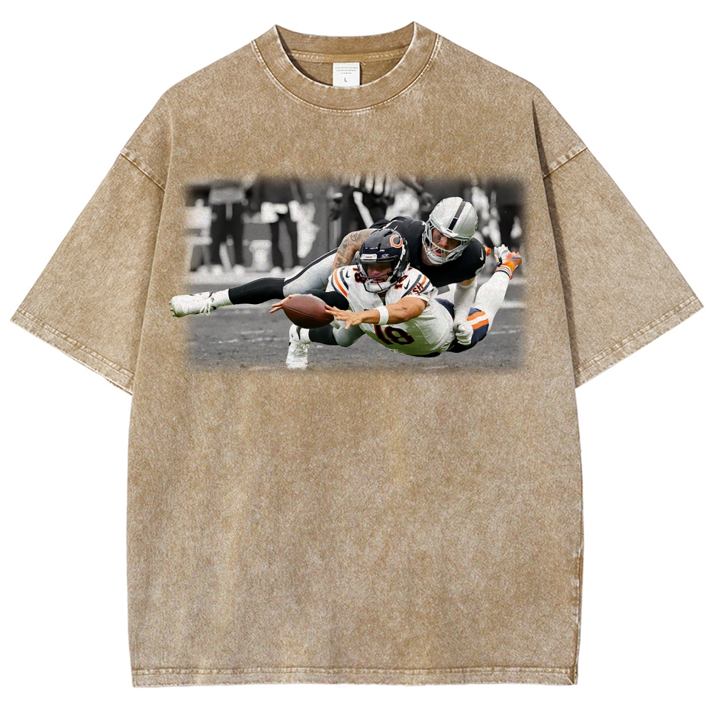 Unisex Fit Washed T-Shirt | Caleb Williams