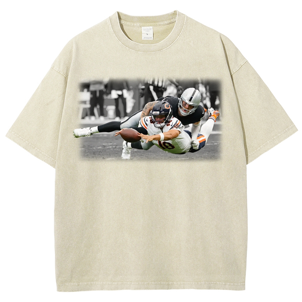 Unisex Fit Washed T-Shirt | Caleb Williams