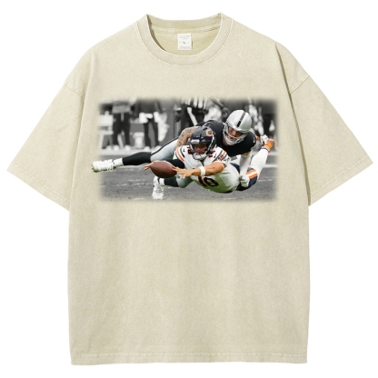 Unisex Fit Washed T-Shirt | Caleb Williams