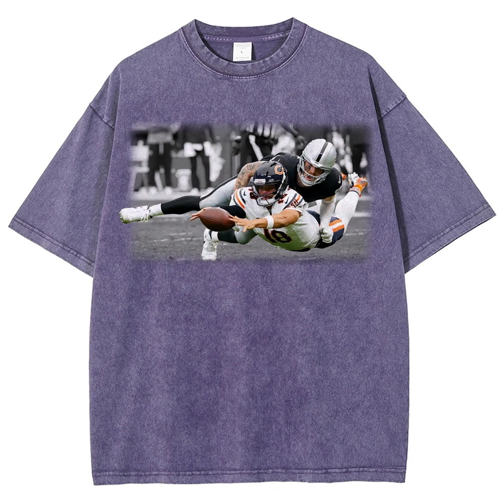 Unisex Fit Washed T-Shirt | Caleb Williams