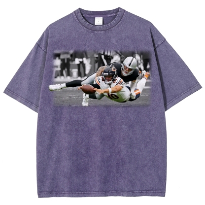 Unisex Fit Washed T-Shirt | Caleb Williams