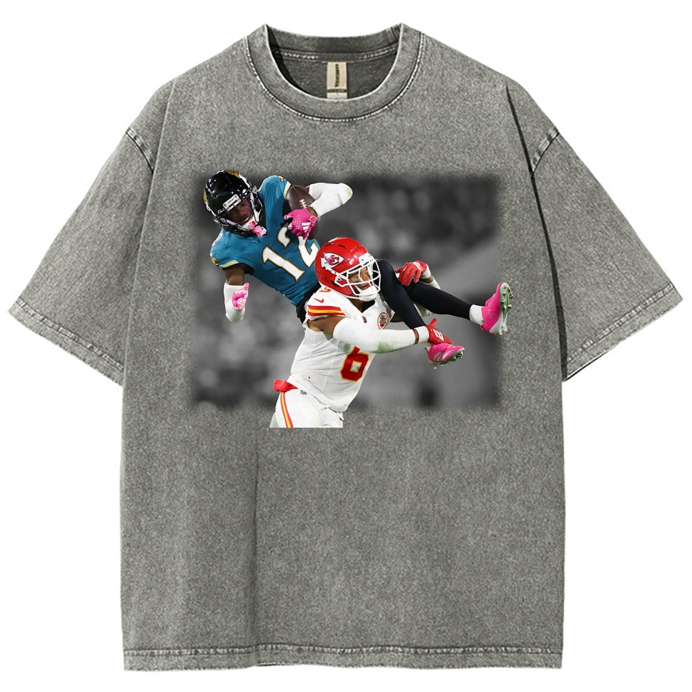 Unisex Fit Washed T-Shirt | Travis Hunter