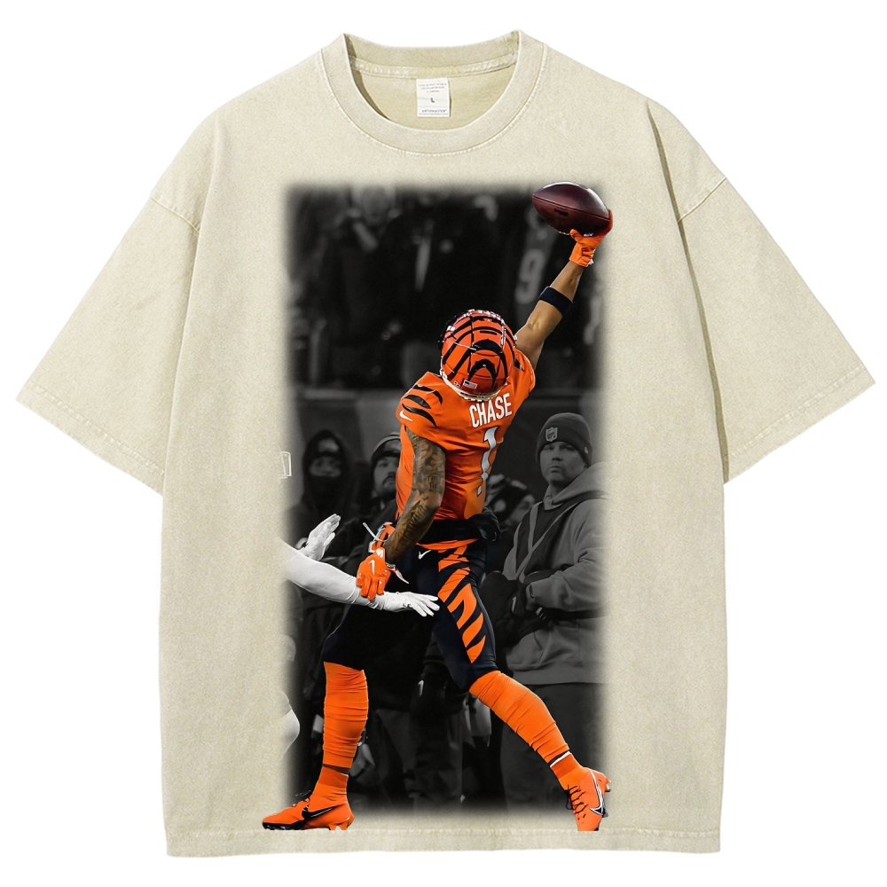 Ja'Marr Chase | Unisex Fit Washed T-Shirt