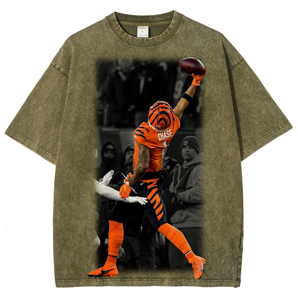 Ja'Marr Chase | Unisex Fit Washed T-Shirt
