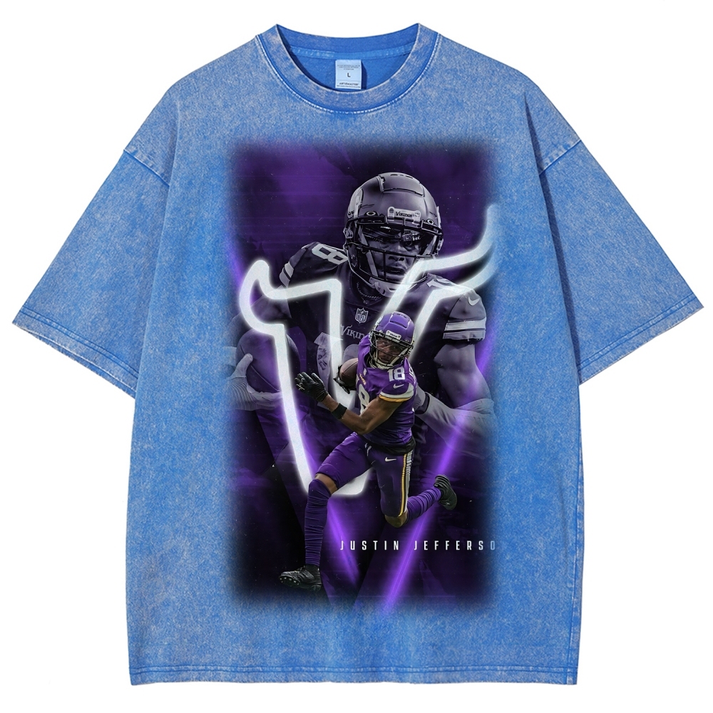 Justin Jefferson | Unisex Fit Washed T-Shirt