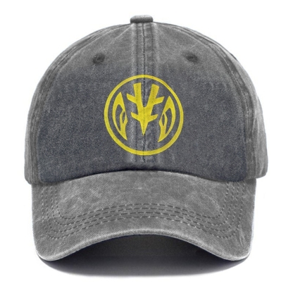 Unisex Vintage Casual Washed Cap | Power Rangers