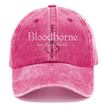Unisex Vintage Casual Washed Cap | Bloodborne