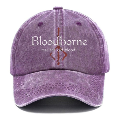 Unisex Vintage Casual Washed Cap | Bloodborne