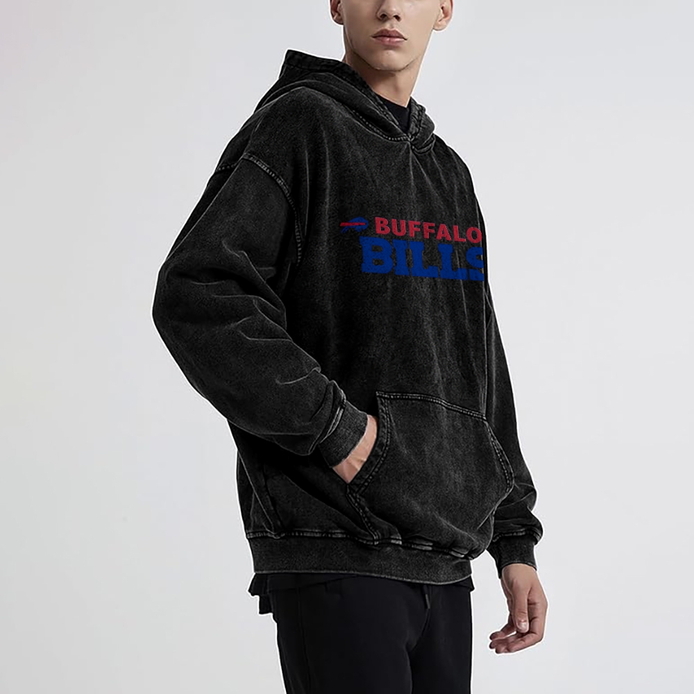 Josh Allen | Unisex Casual Printed Double-sided Washed Hoodie