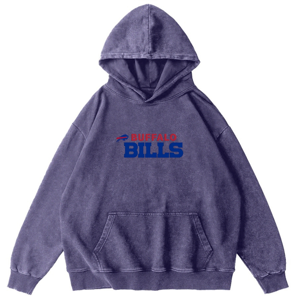 Josh Allen | Unisex Casual Printed Double-sided Washed Hoodie
